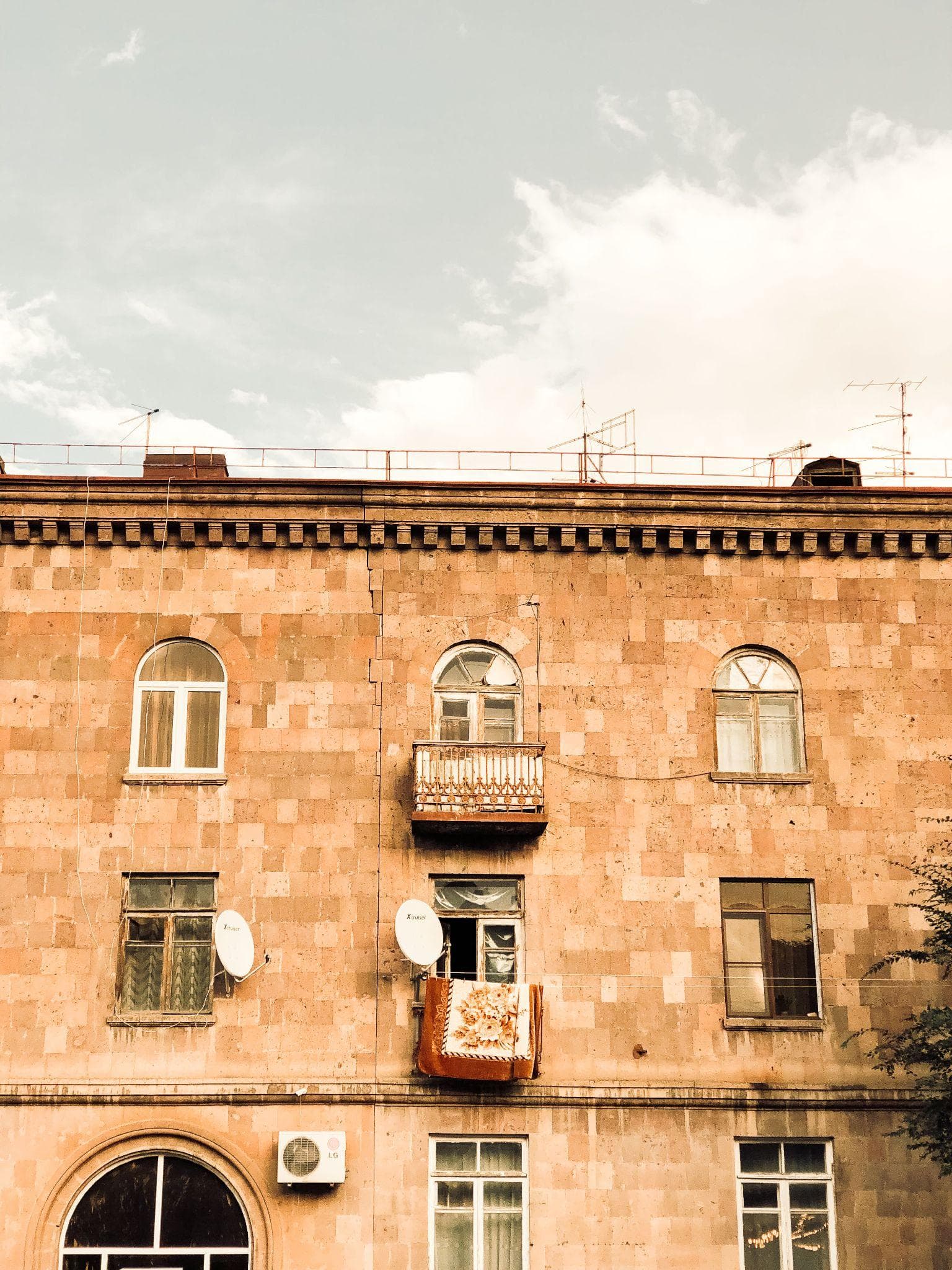 نمونه ساختمان سنگی در ارمنستان